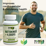 HAZEL'S Choice Nattokinase 4000 FU capsules in hand