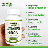 HAZEL'S Choice Nattokinase 4000 FU capsules ingredients list