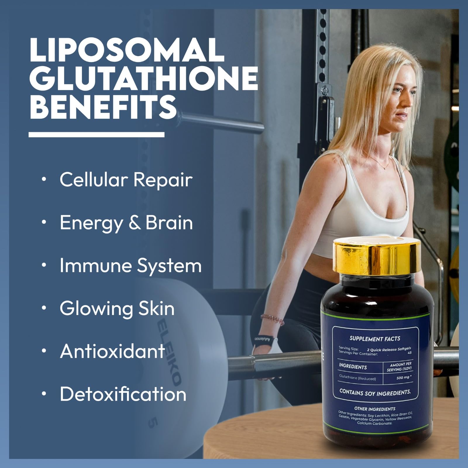 HAZEL'S Choice Organic Glutathione Soft Gel showing soft gel capsules