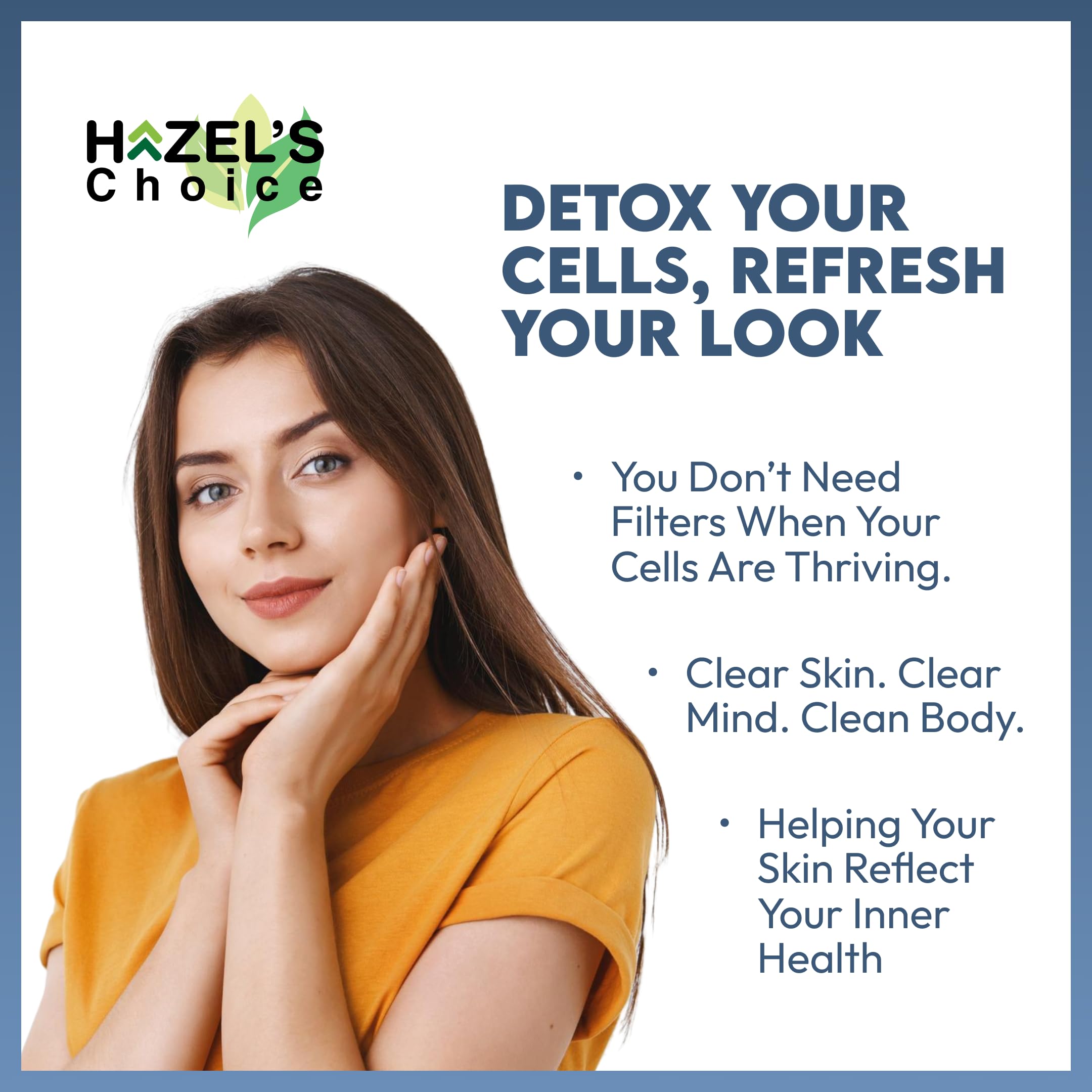 HAZEL'S Choice Organic Glutathione Soft Gel with measuring spoon