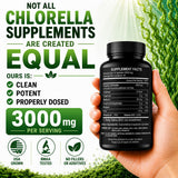 HCL HERBAL CODE LABS Chlorella Capsules side view