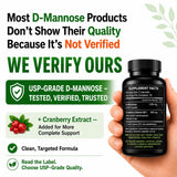 HCL HERBAL CODE LABS Cranberry D-Mannose Supplement capsule close-up