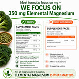 HCL HERBAL CODE LABS Magnesium Glycinate Capsules with other health supplements