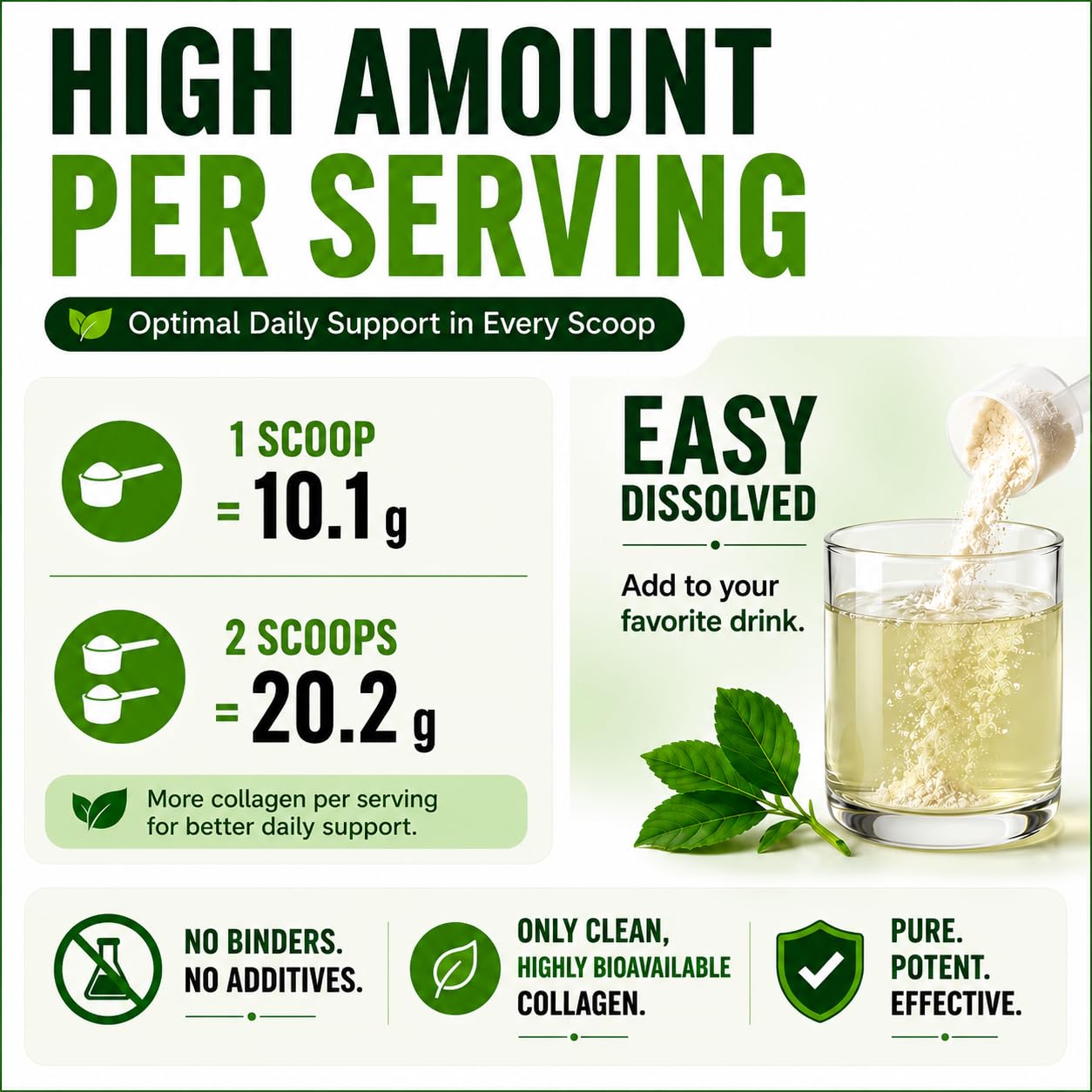 HCL HERBAL CODE LABS Multi Collagen Protein Powder in a bowl
