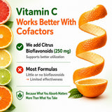 HCL HERBAL CODE LABS Natural Vitamin C Powder 1000mg mixed in a smoothie