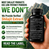 HCL HERBAL CODE LABS Shilajit Capsules side view