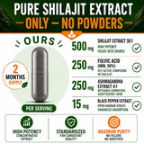 HCL HERBAL CODE LABS Shilajit Capsules with Ashwagandha