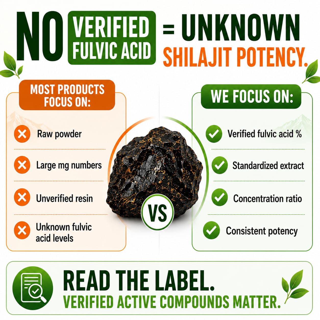 HCL HERBAL CODE LABS Shilajit Capsules with measuring spoon