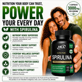 HCL HERBAL CODE LABS Spirulina Capsules with leafy greens