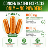 HCL HERBAL CODE LABS Turmeric Boswellia Complex capsules with measuring spoon