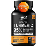 HCL HERBAL CODE LABS Turmeric Curcumin 1500mg front view