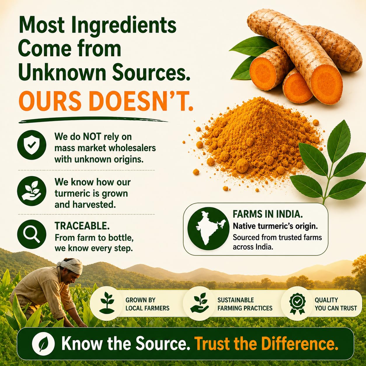 HCL HERBAL CODE LABS Turmeric Curcumin 1500mg nutritional information