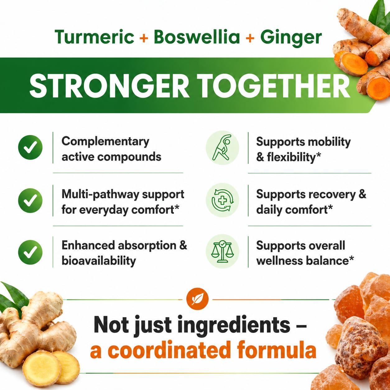 HCL HERBAL CODE LABS Turmeric Curcumin with Boswellia & Ginger 700mg product label