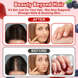 HDFREO Lumin Hair Growth Gummies side view of the pouch