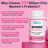 Heafetine Women's Probiotic bottle with a measuring spoon