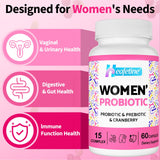 Heafetine Women's Probiotic capsules on a wooden surface