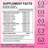 Heafetine Women's Probiotic side view showing capsule size
