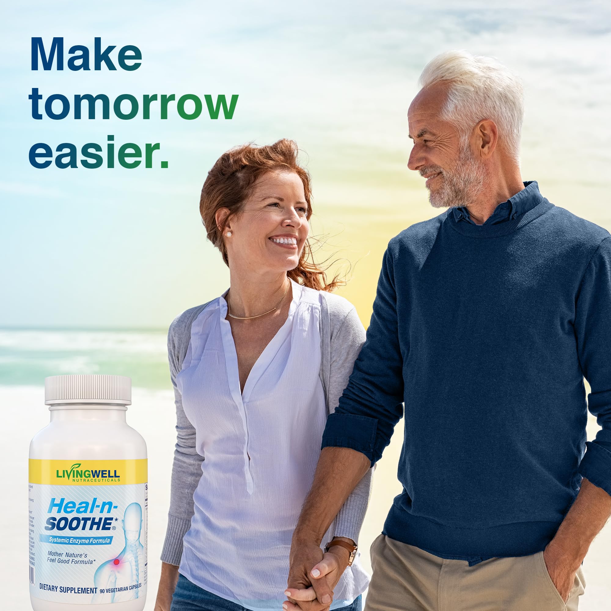 HEAL-N-SOOTHE Turmeric Bromelain Supplement in a lifestyle setting