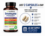 healblend Echinacea supplement packaging side view