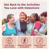 Heale Doctor Formulated OsteoCore supplement bottle side view