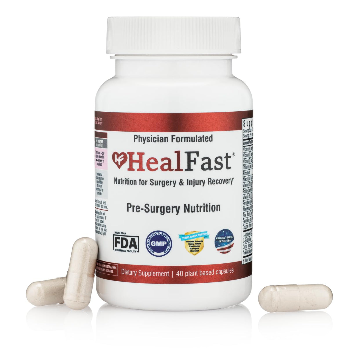 HealFast use Supplement 50g front view of packaging