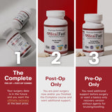 HealFast use Supplement 50g side view showing dosage information