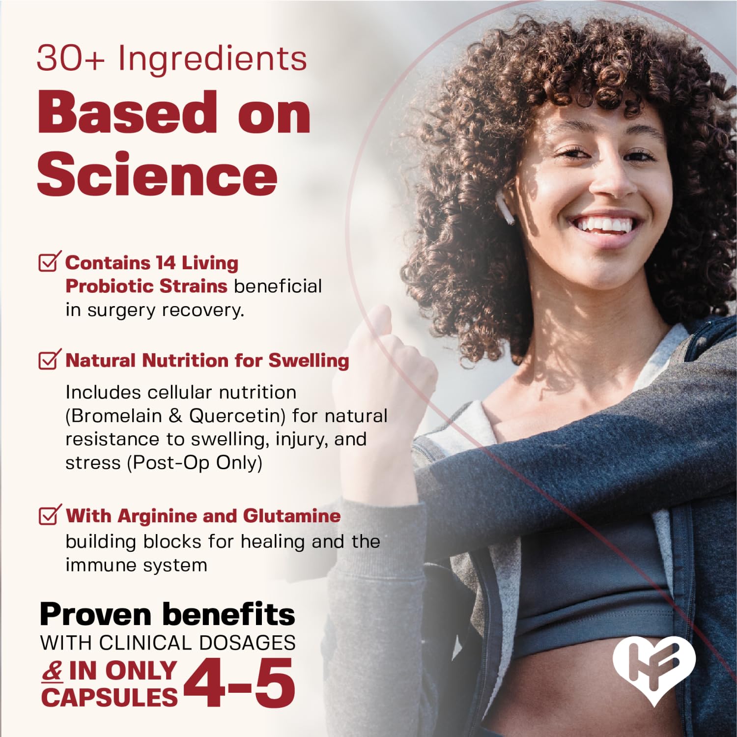 HealFast use Supplement with a measuring spoon for dosage