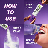 HEALGUARDIAN Magnesium Powder Drink Mix packets on a desk