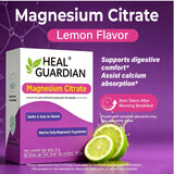 HEALGUARDIAN Magnesium Powder Drink Mix Passion Fruit flavour front view