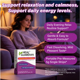 HEALGUARDIAN Magnesium Powder Drink Mix Passion Fruit flavour sachets
