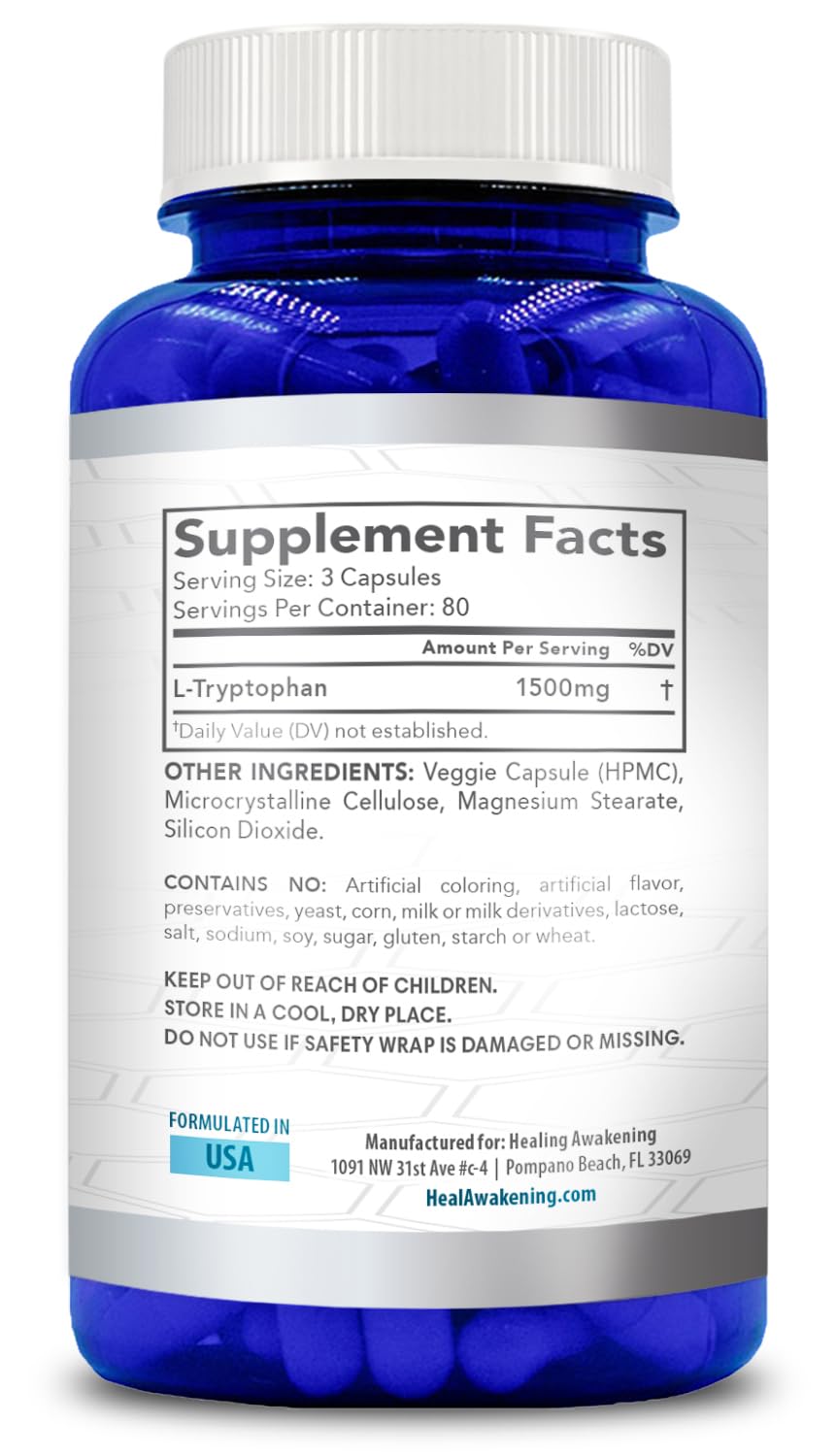 Healing Awakening Supplement 200g back view