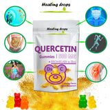 HEALING DROPS Gummies bottle with label details