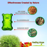 HEALING DROPS Sea Moss Gummies side view with nutritional information