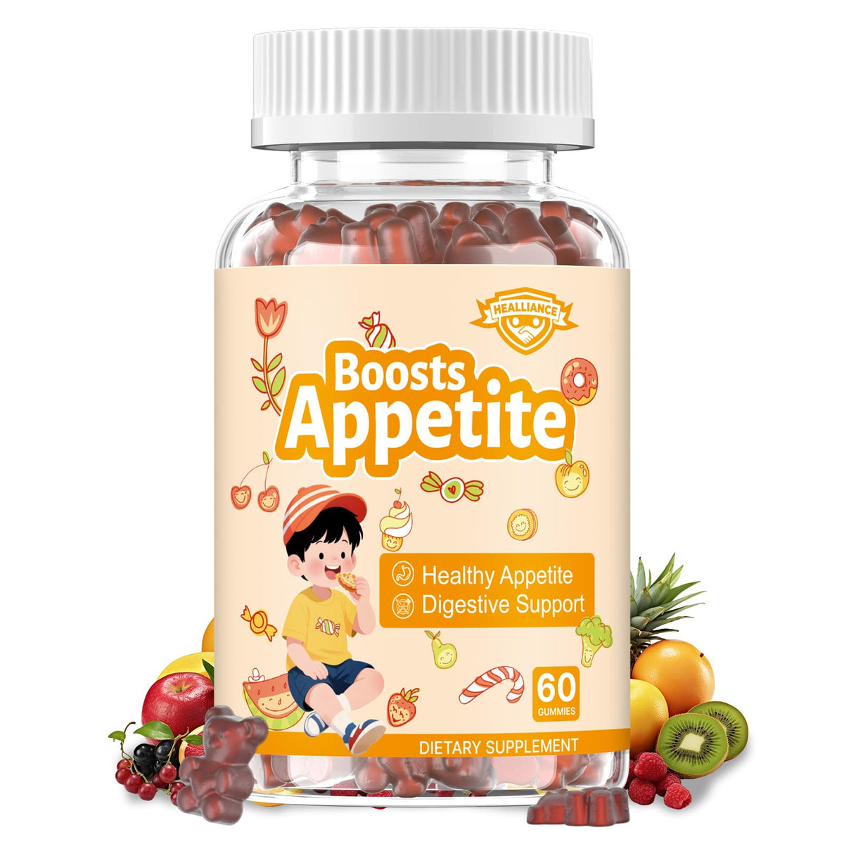 Healliance Appetite support Gummies 222g front view