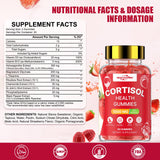 HEALOADING Cortisol Gummies showing strawberry flavour