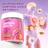 HEALOADING Cortisol Reducer Supplements on a wooden table