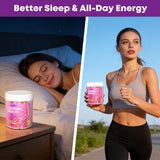 HEALOADING Cortisol Reducer Supplements with a glass of water