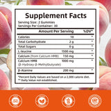 HEALOADING HMB Gummies 200g with a measuring spoon