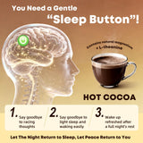 HEALOADING Hot Cocoa Sleep Supplement prepared in a cup