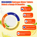 HEALOADING Hydrogen Rich Water Tablets tube with cap open