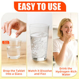 HEALOADING Hydrogen Rich Water Tablets tube with ingredients list