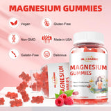 HEALOADING Magnesium Gummies raspberry flavour close-up