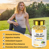HEALOADING Oregano Oil Softgels packaging with ingredients list
