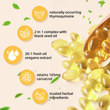 HEALOADING Oregano Oil Softgels showing softgel capsules