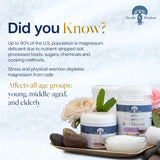 Health and Wisdom Magnesium Bath Crystals scooped out