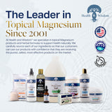 Health and Wisdom Magnesium Oil 454g close-up of bottle