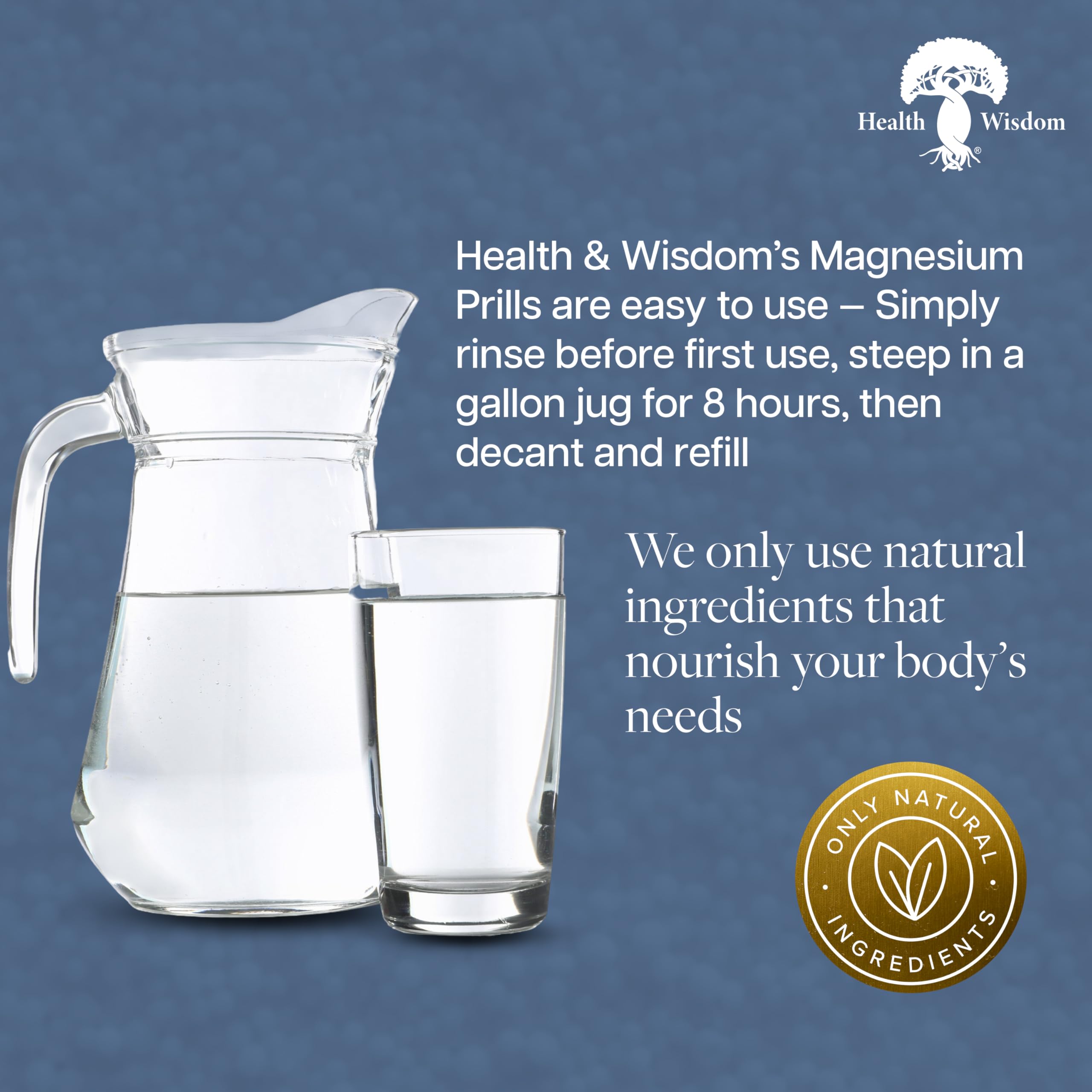 Health and Wisdom Magnesium Prills 91g close-up of prills