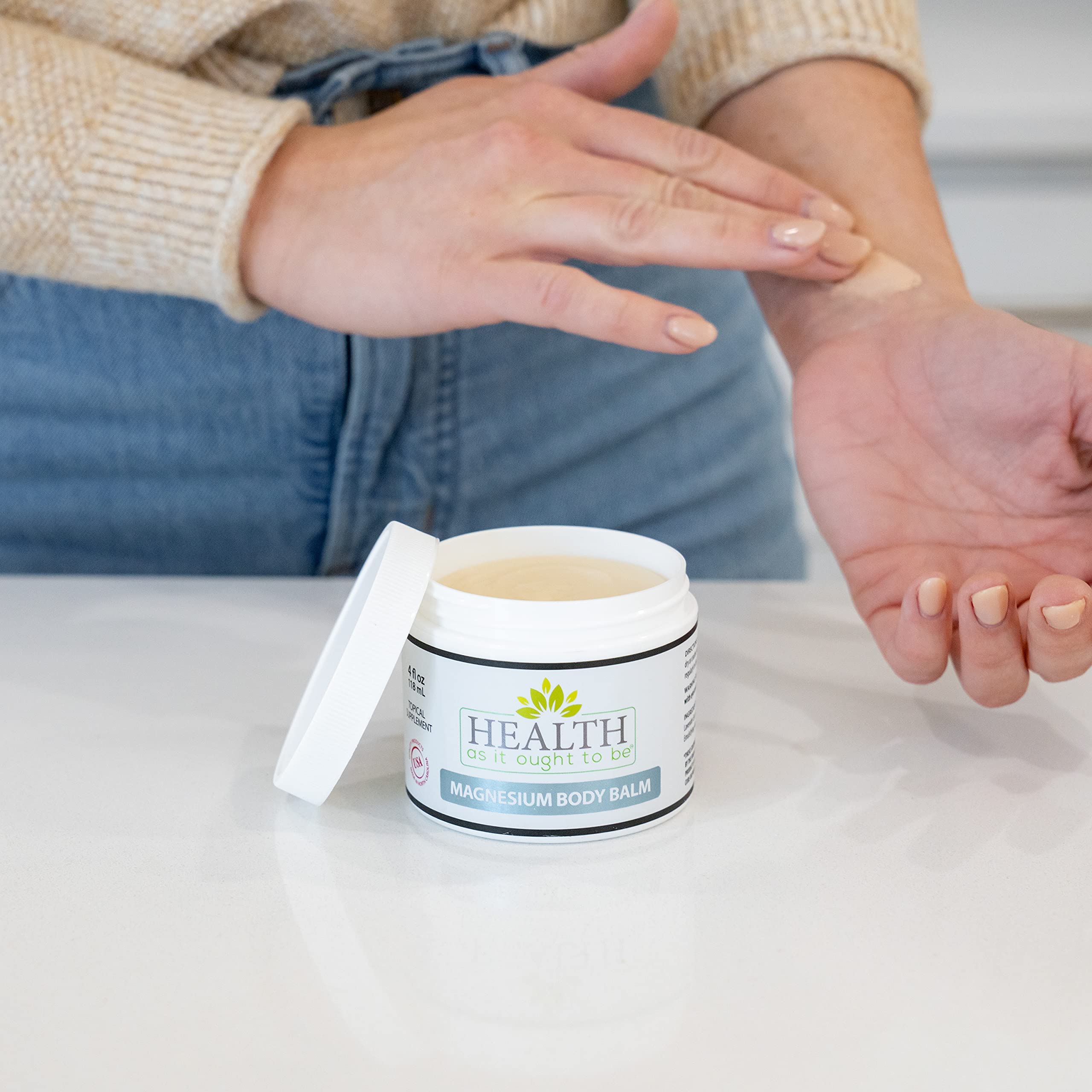 Health As It Ought To Be Magnesium Body Balm ingredients list