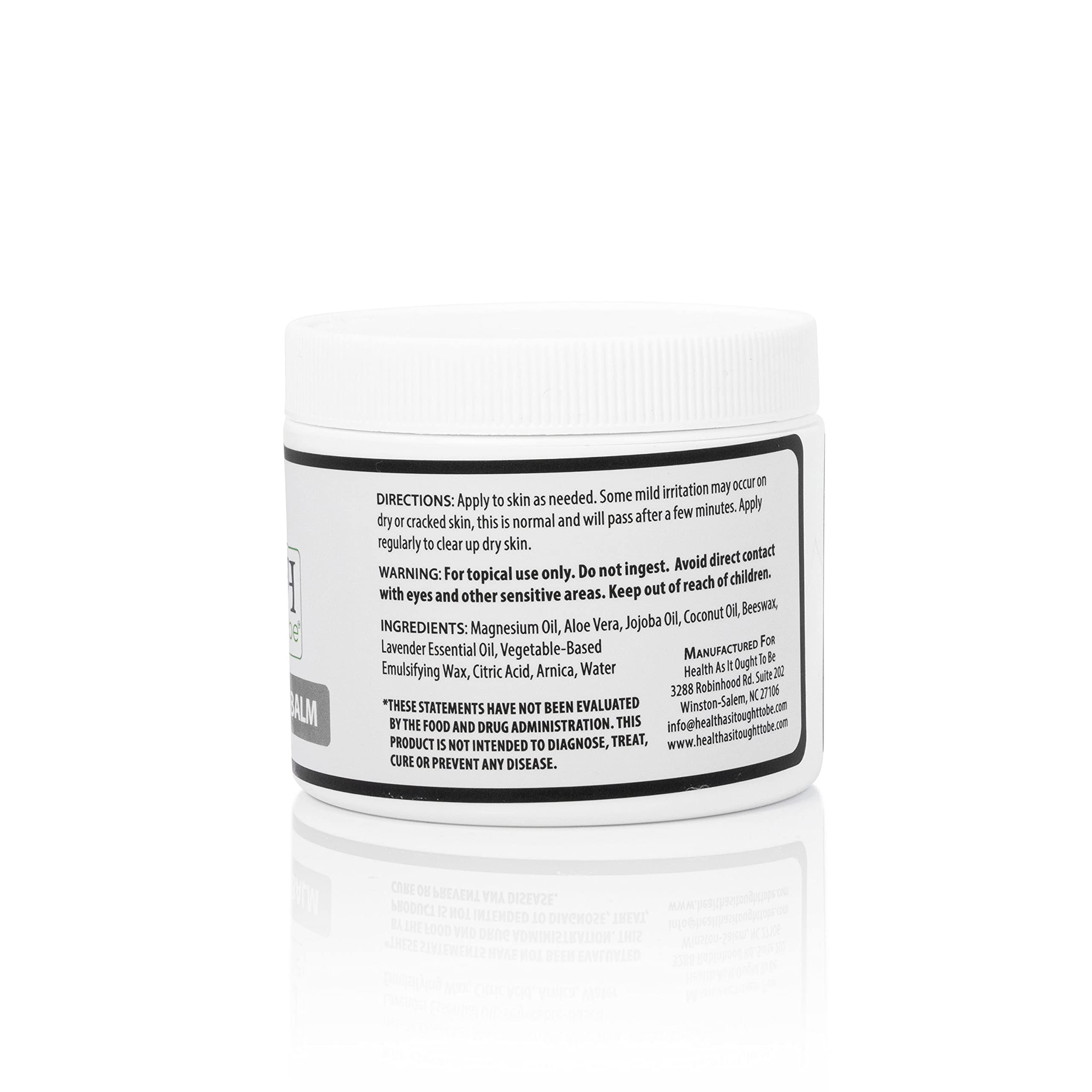 Health As It Ought To Be Magnesium Body Balm texture close-up