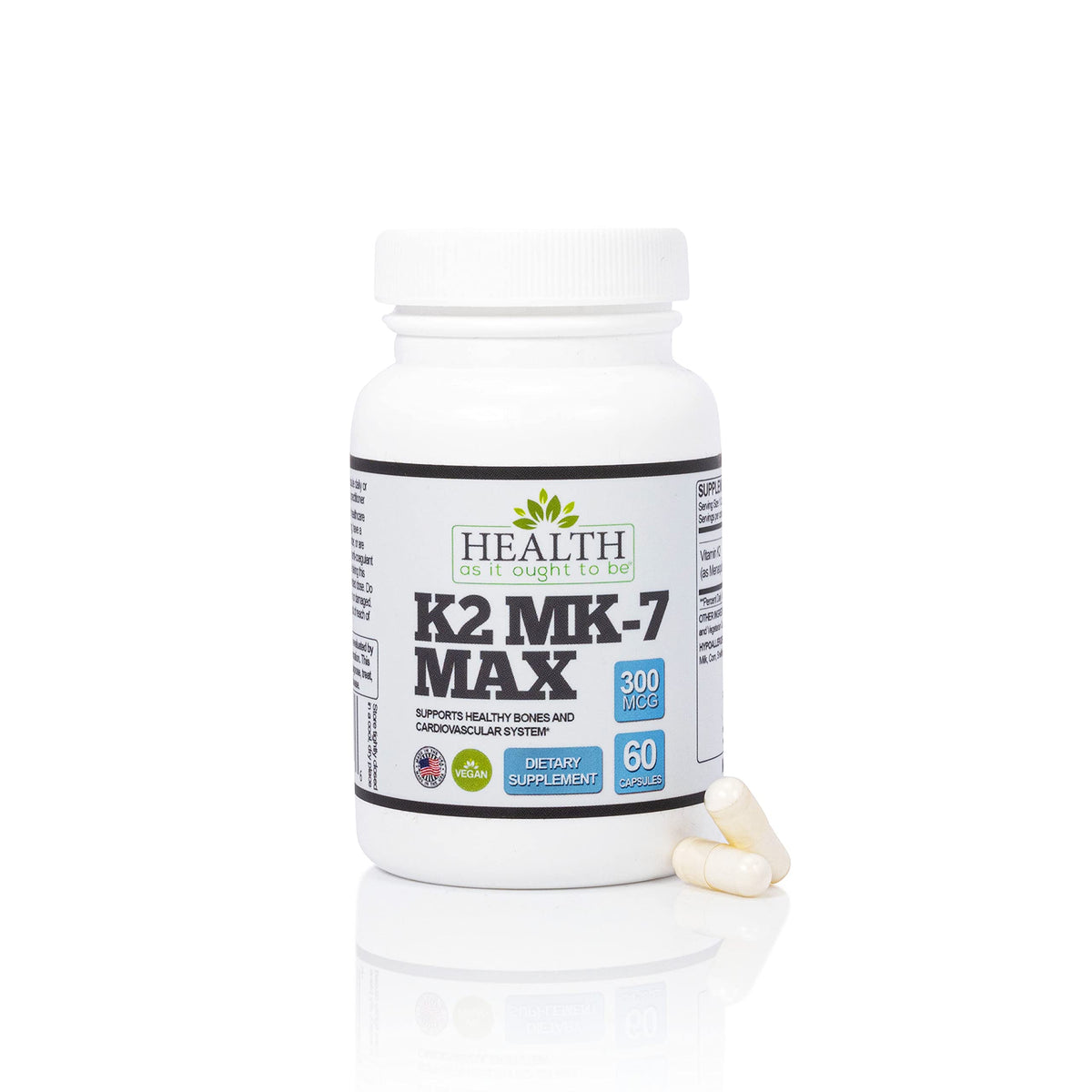 Health As It Ought To Be Vitamin D Supplement 41g front view